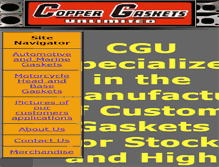 Tablet Screenshot of coppergaskets.us